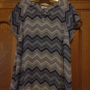 Womens Maurices Blouse Tunic Size 1